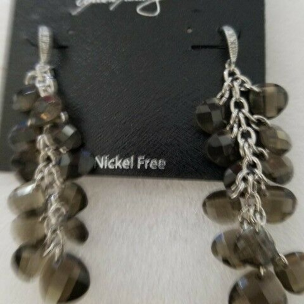 Abs By Allen Schwartz Silver-Tone Earrings